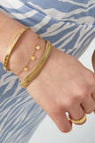 Delicate Heart Bracelet - Gold