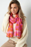 Heart Scarf - Pinks