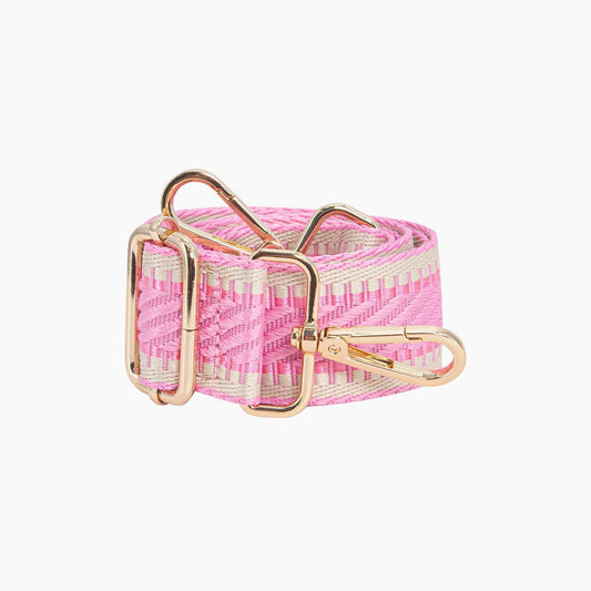 Bag Strap - Pink Weave