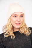 Beanie Hat - Cream, Cable Knit