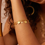 Gold Coin Bracelet