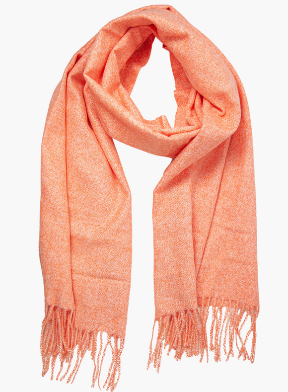 Super Soft Blanket Scarf - Orange