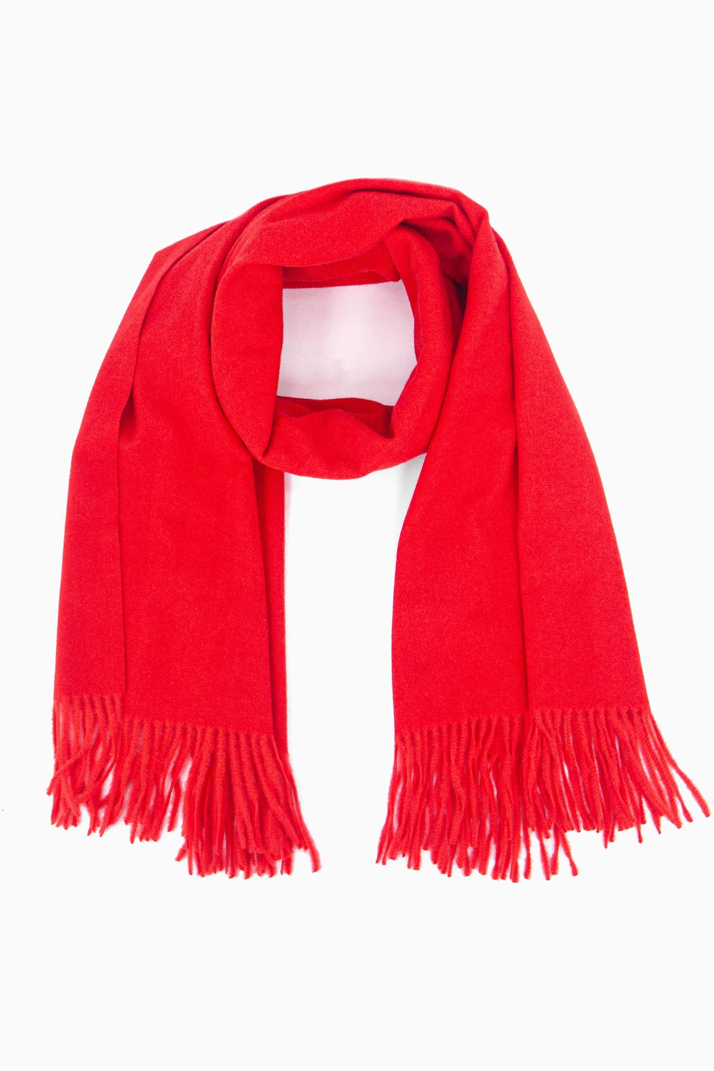 Heavyweight Scarf - Bright Red