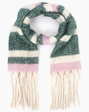 Heavyweight Scarf - Green, Stripe