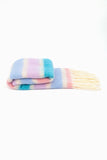 Heavyweight Scarf - Blue/Pink, Stripe