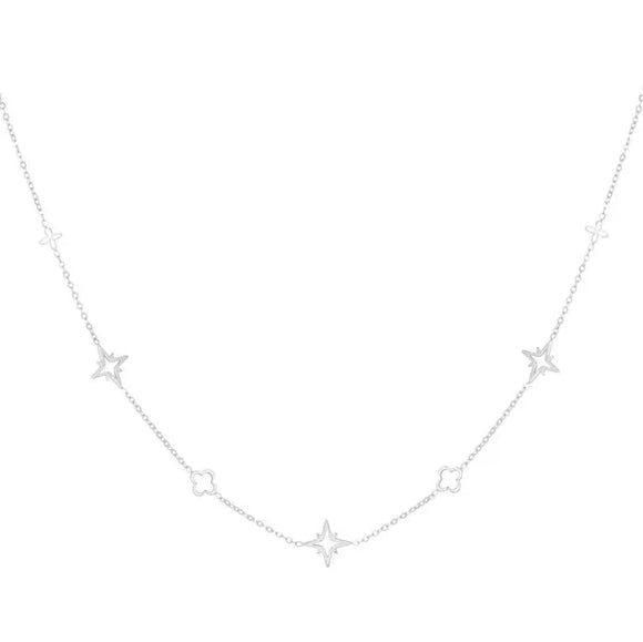 Delicate charm Necklace - Silver