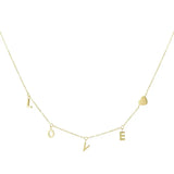 Collier Lettres d'Amour - Or