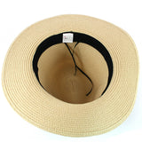 Panama Style Foldable Sun Hat in Bag  - Large (59cm)