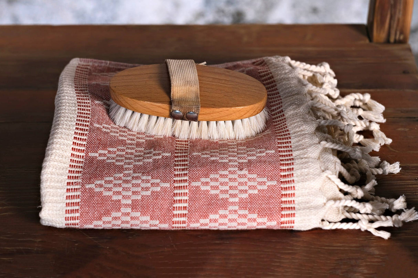 Large Peshtemal Towel - Red