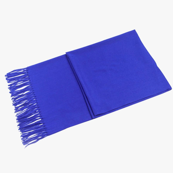 Royal Blue Tassel Scarf