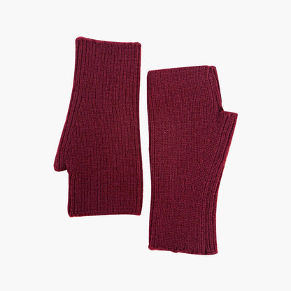 Burgundy Wrist Warmers