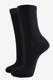 Chaussettes en bambou pour femmes - Noir