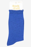 Socks - Bright Blue Glitter