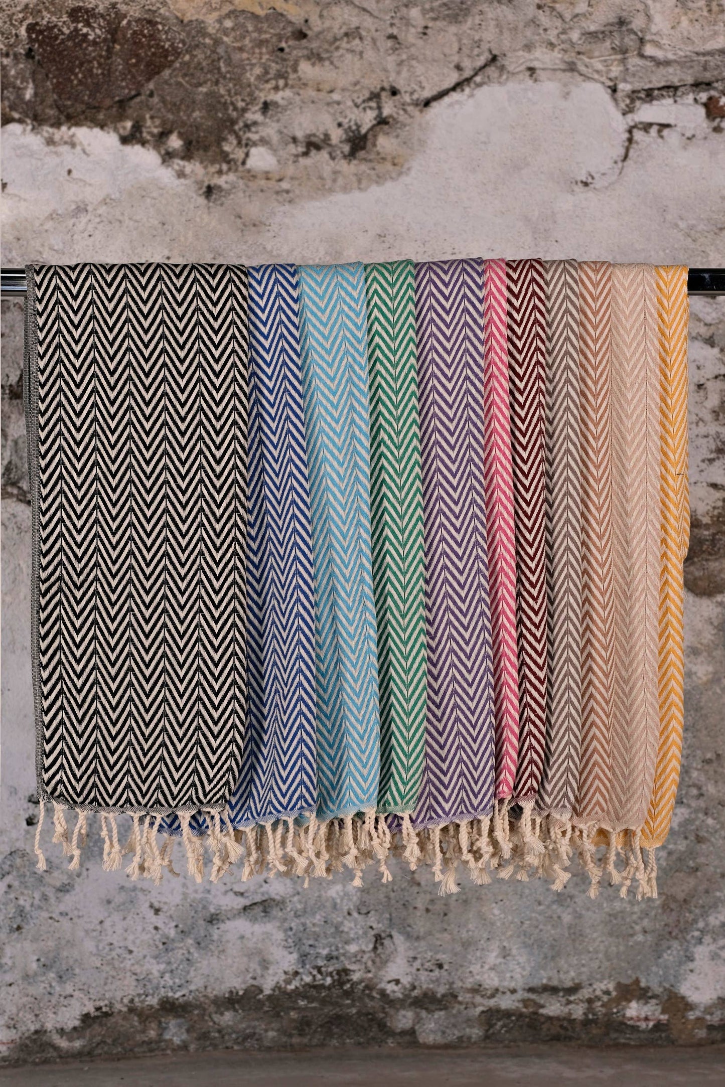 Large UltraSoft Turkish Cotton Bath Beach Towel - Pink