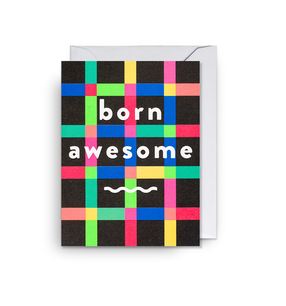 Card - Born Awesome