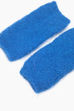 Royal Blue textured Wrist Warmers