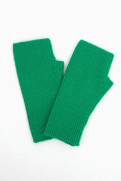 Bright Green Wrist Warmers