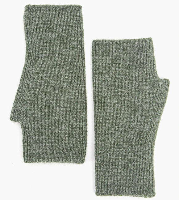 Wrist Warmers - Khaki, Knitted