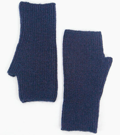 Navy Blue Wrist Warmers