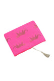 Neon Pink Leopard Makeup bag