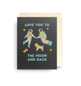 Card - Love you to the Moon