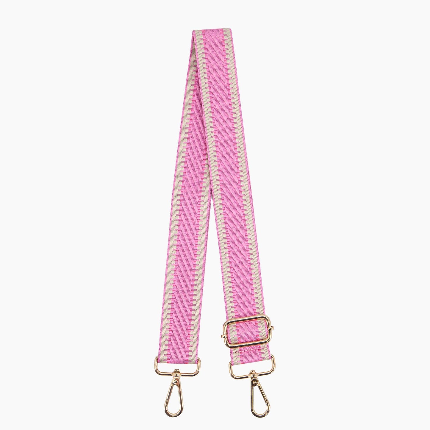 Bag Strap - Pink Weave