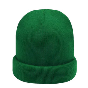 Peacock Green Beanie Hat