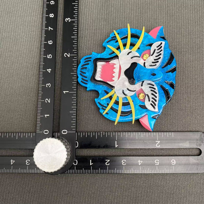 Acrylic Tiger Brooch