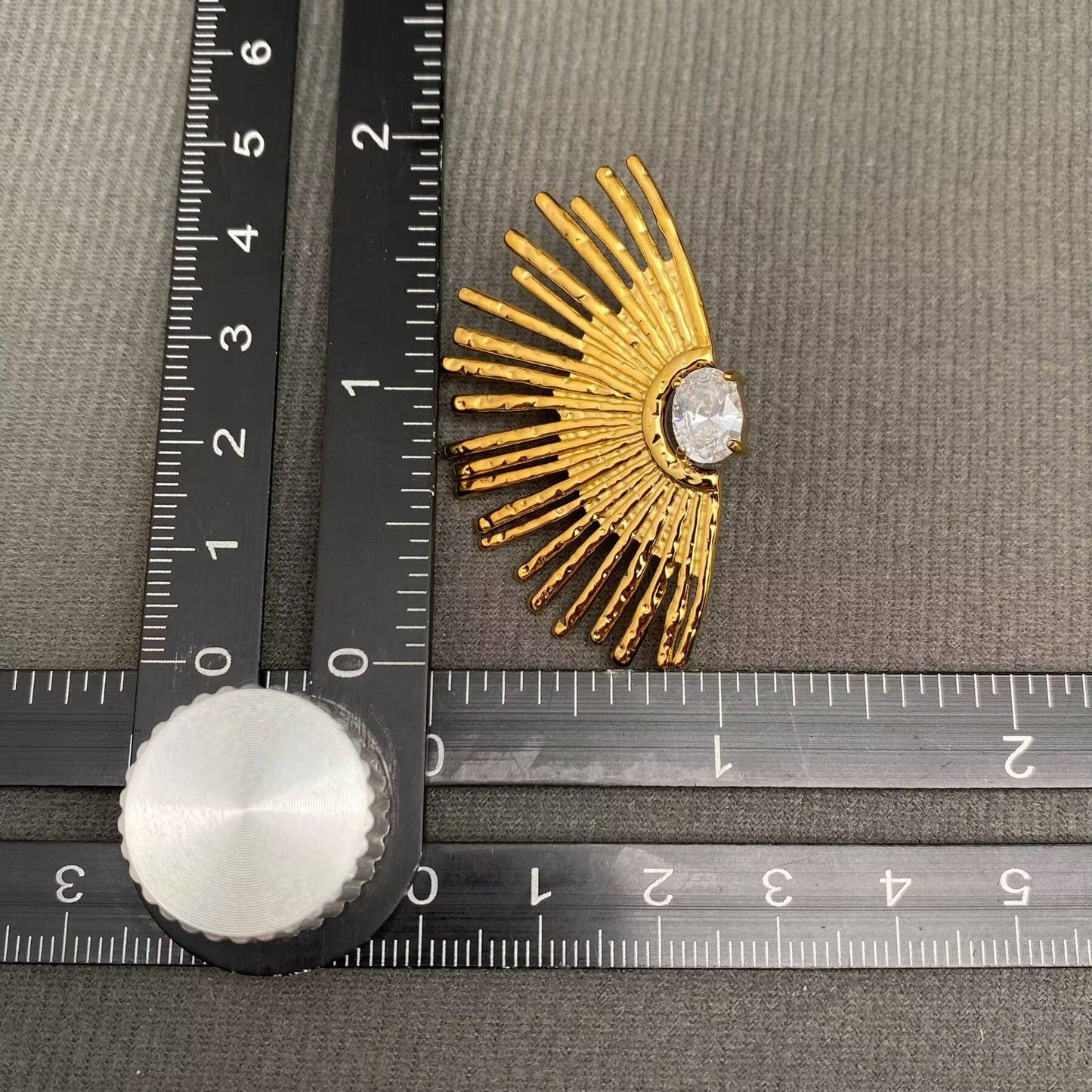 Statement Sun ray Earrings