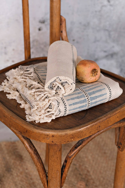Peshtemal Hand Towel - Eton Blue