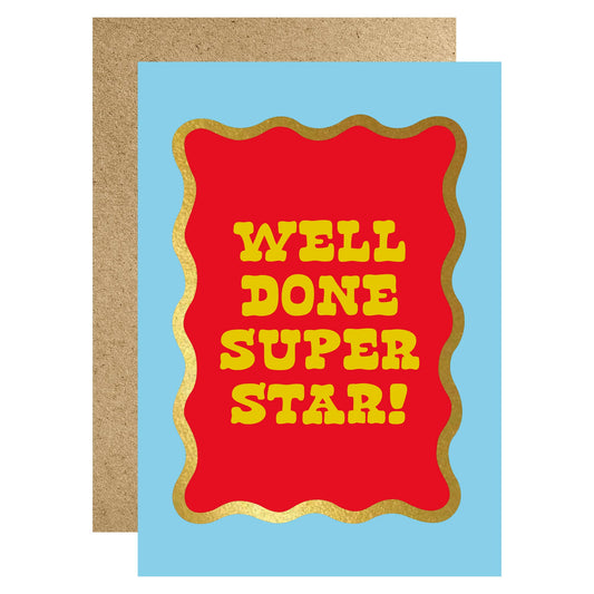 Well done super star card