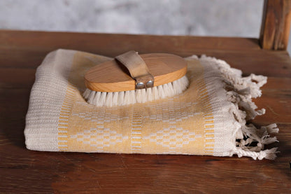 Small Peshtemal Hand Towel - Mustard