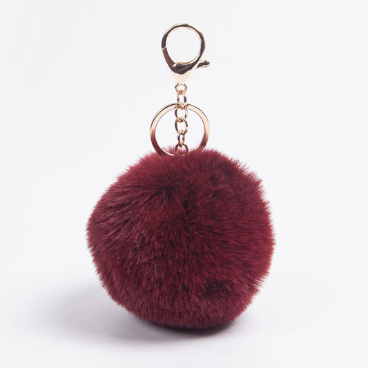 Berry Faux Fux Pom Pom Keyring