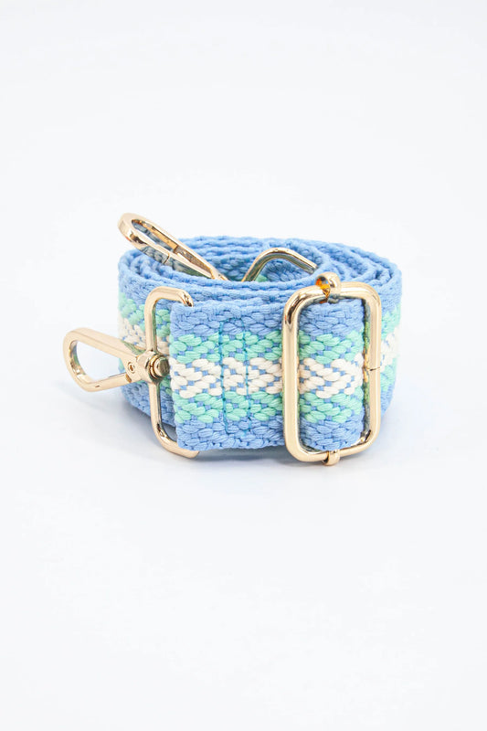 Stripe bag strap - Aqua