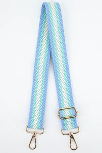 Stripe bag strap - Aqua