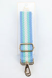 Stripe bag strap - Aqua