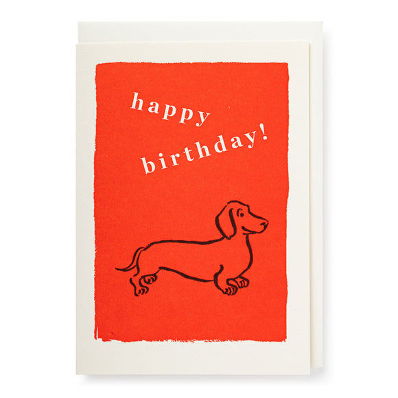 Card - Birthday Sausage Dog