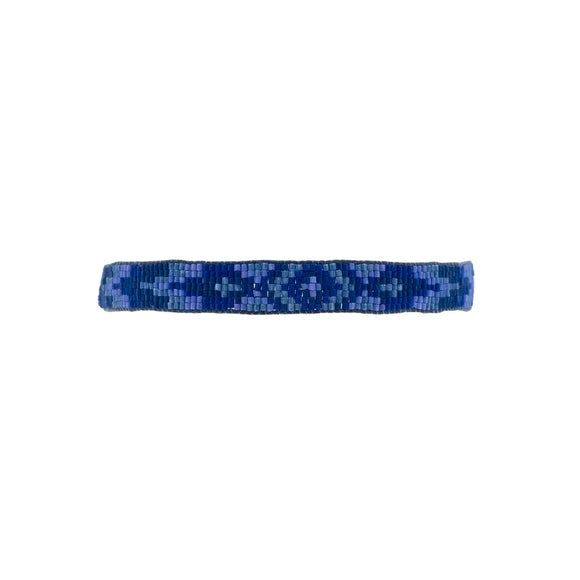 Blue Azteck Beaded Bracelet