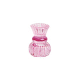 Small Glass Candle Holder - Pink