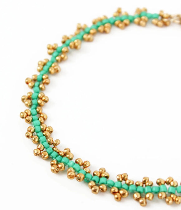 Bracelet en perles turquoise