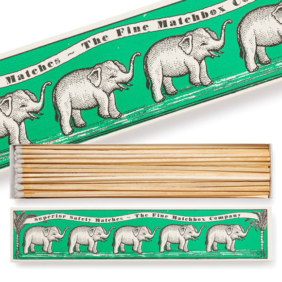 Long Safety Matches - Elephants