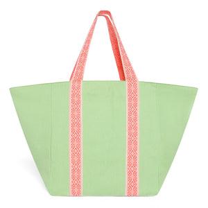 LIGHT GREEN BEACH BAG