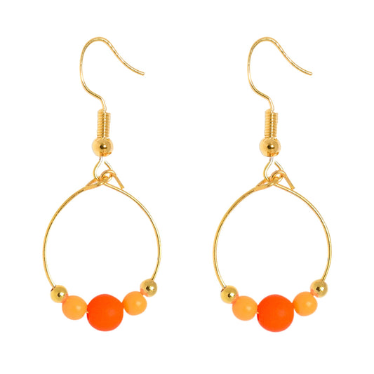 BOPPER EARRINGS - ORANGES