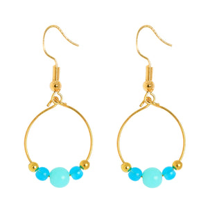 BOPPER EARRINGS - TURQUOISE