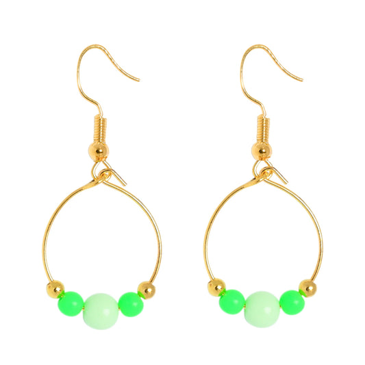 BOPPER EARRINGS - GREENS