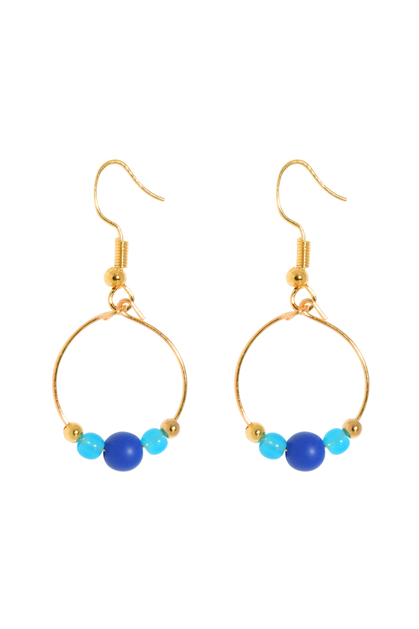 BOPPER EARRINGS - BLUE