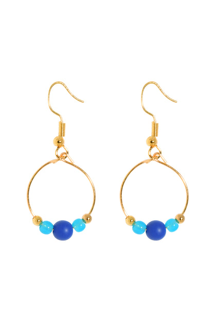 BOPPER EARRINGS - BLUE