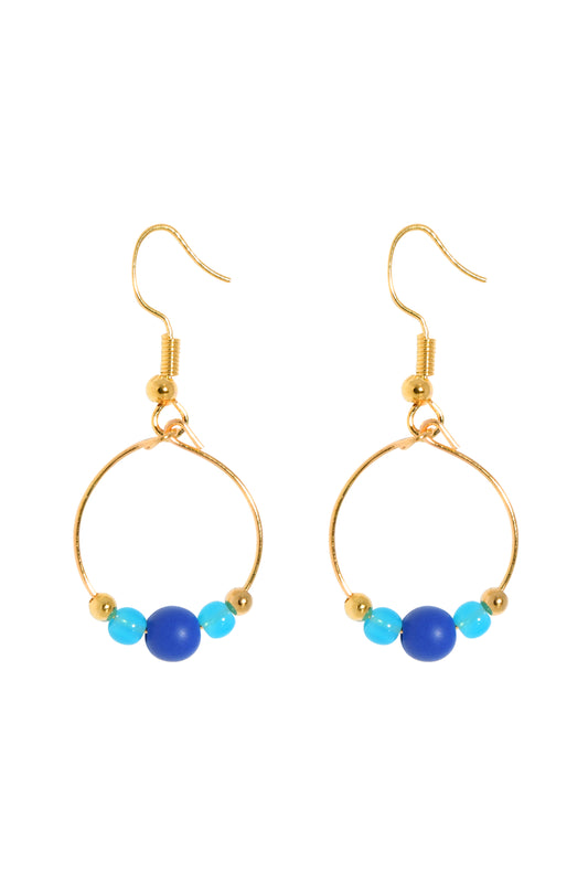 BOPPER EARRINGS - BLUE