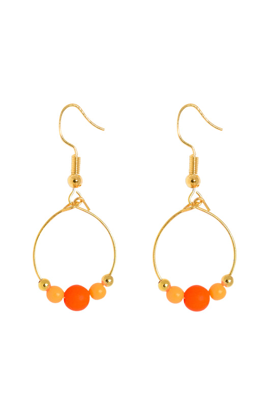 BOPPER EARRINGS - ORANGES