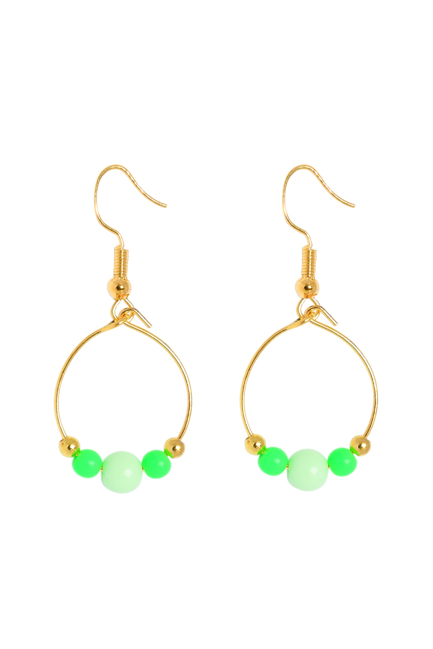BOPPER EARRINGS - GREENS